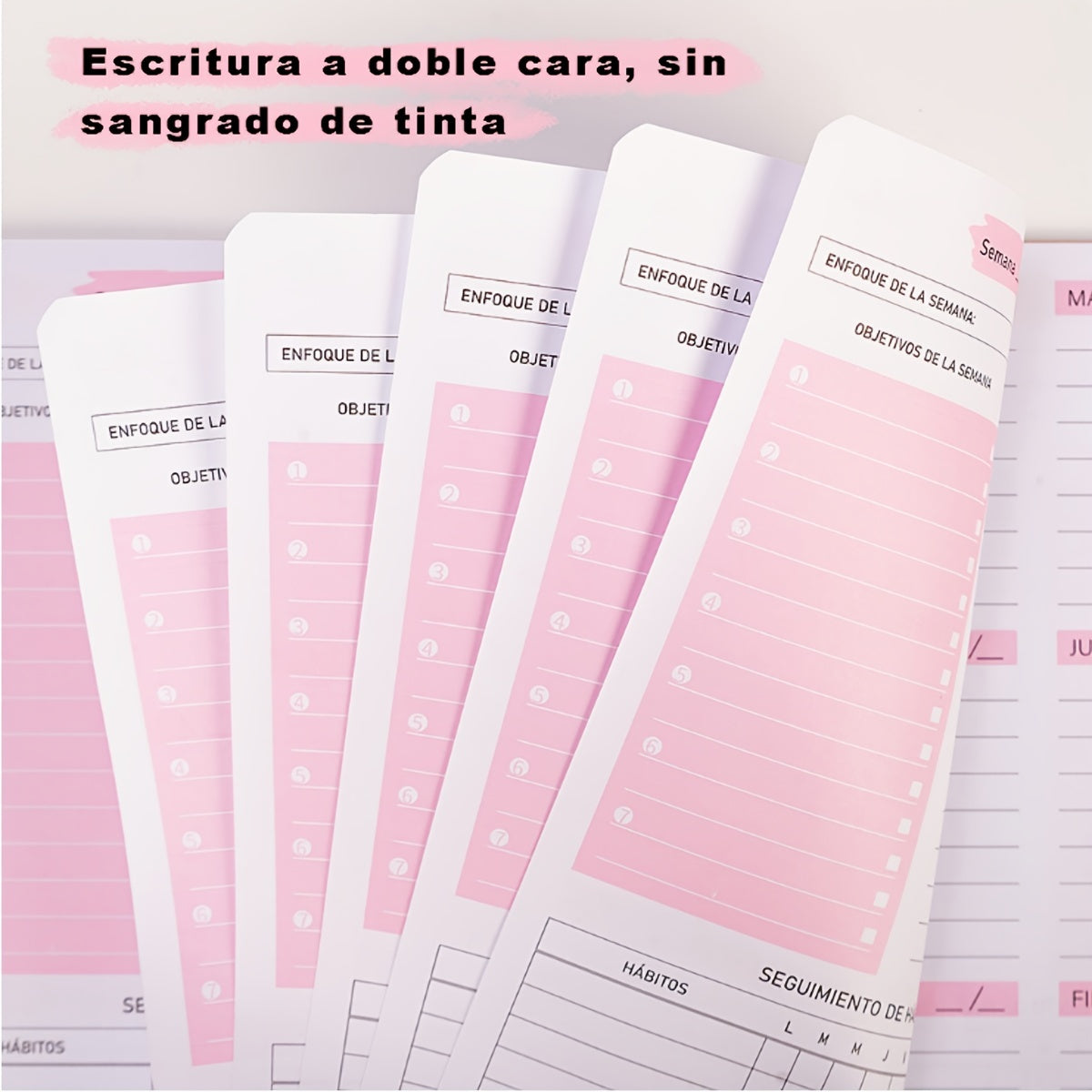 A5 Hardcover Coil Plan Book 52 Sheets Waterproof Student Business Notebook