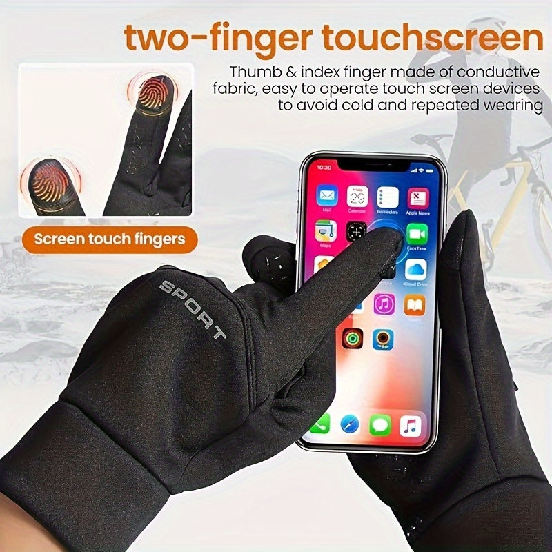 Warm Windproof Waterproof Gloves Touch Screen Outdoor