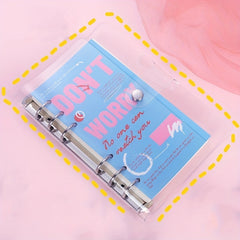 Pink Purple Red Flipbook Notebook A6 Size 80 Sheets