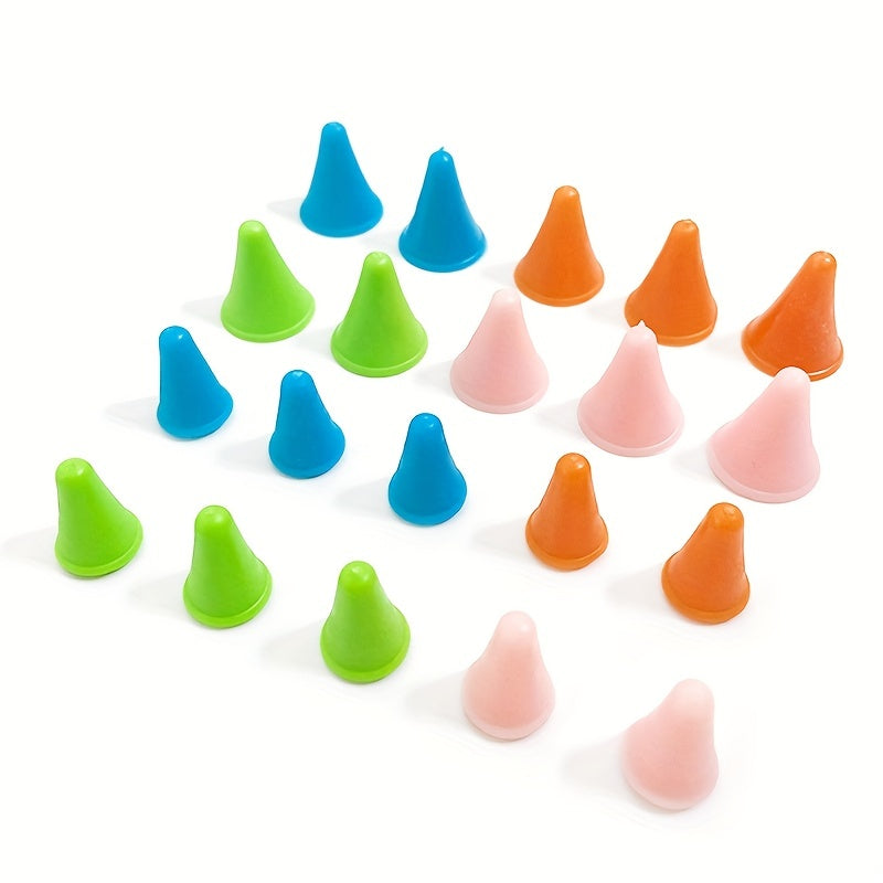16pcs Knitting Needle Tip Protectors 2 Sizes Needle Tip Stoppers Rubber Nee