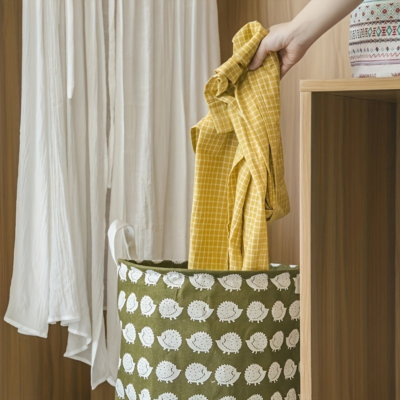 Foldable Dirty Clothes Basket Toy Clothes Storage Bucket