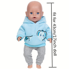 17inch Doll Clothes Set - Doll Not Included