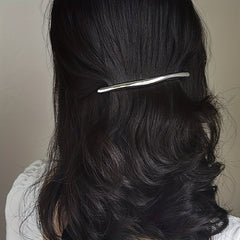 Silvery Alloy Hair Clip Duck Billed Style Hair Accessories Women