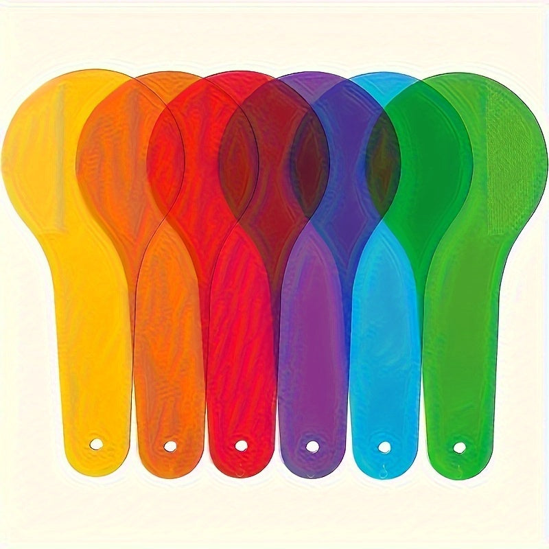 6pcs Transfer Boards Optical Puzzle Science Experiment Toys