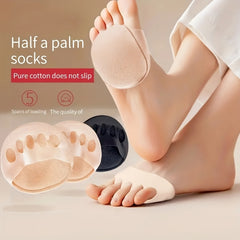 2pcs Women High Heel Toe Pad Inserts Pain Relief Absorbs Shock Socks