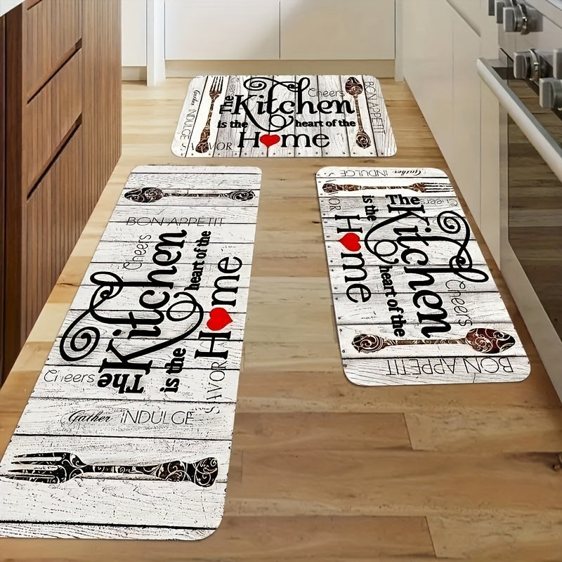 Soft Kitchen Rug Cushioned Anti-Fatigue Waterproof Non-Slip Runner Rug