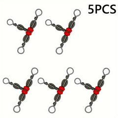 10Pcs Fishing Buckle 360 Degree Mini Rotating Ring Fish Hook Bait Connector
