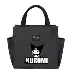 Kuromi Lunch Bag Bento Carrier Insulated Cooler Adorable Cartoon Design