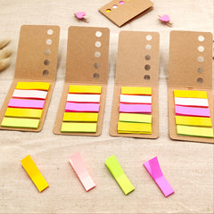 Cow Leather Sticky Note Set 120 Sheets