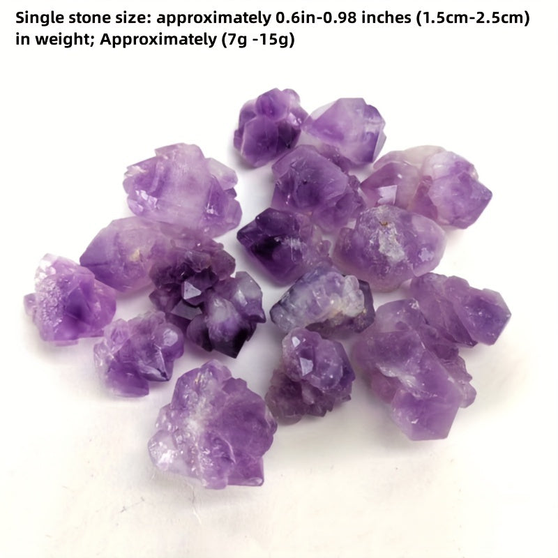 Natural Amethyst Raw Stone Purple Guardian Stone Ornament