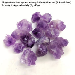 Natural Amethyst Raw Stone Purple Guardian Stone Ornament