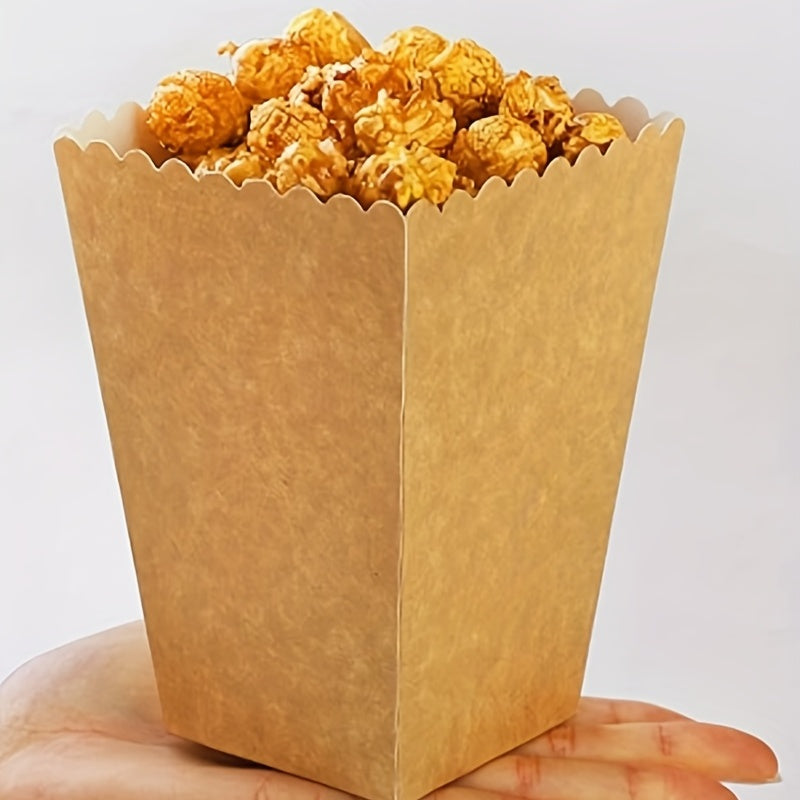 10pcs Popcorn & Chicken Rice Flower Packaging Box