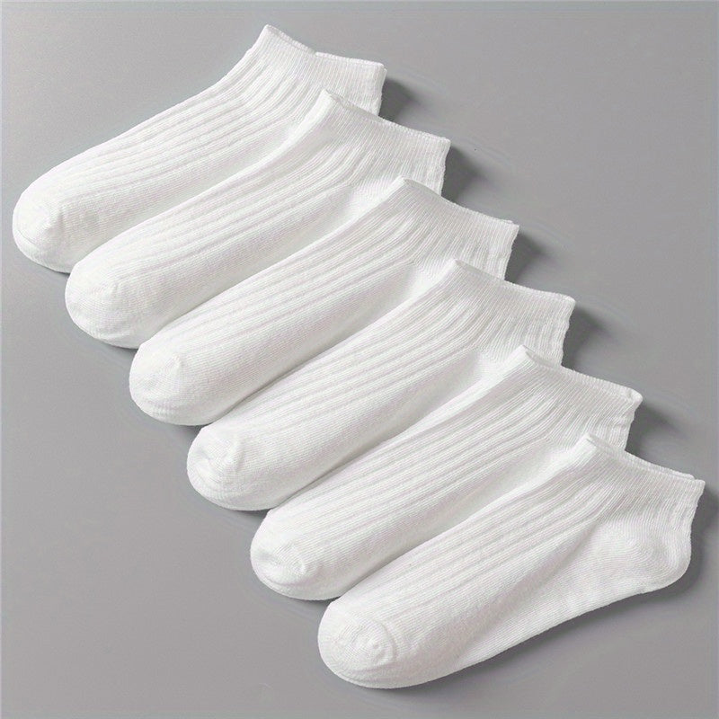 6 Pairs Soft Lightweight Ankle Socks for Women