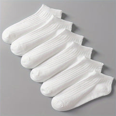 6 Pairs Soft Lightweight Ankle Socks for Women