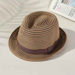 British Summer Men's Sun Hat Sun Protection Casual Top Hat