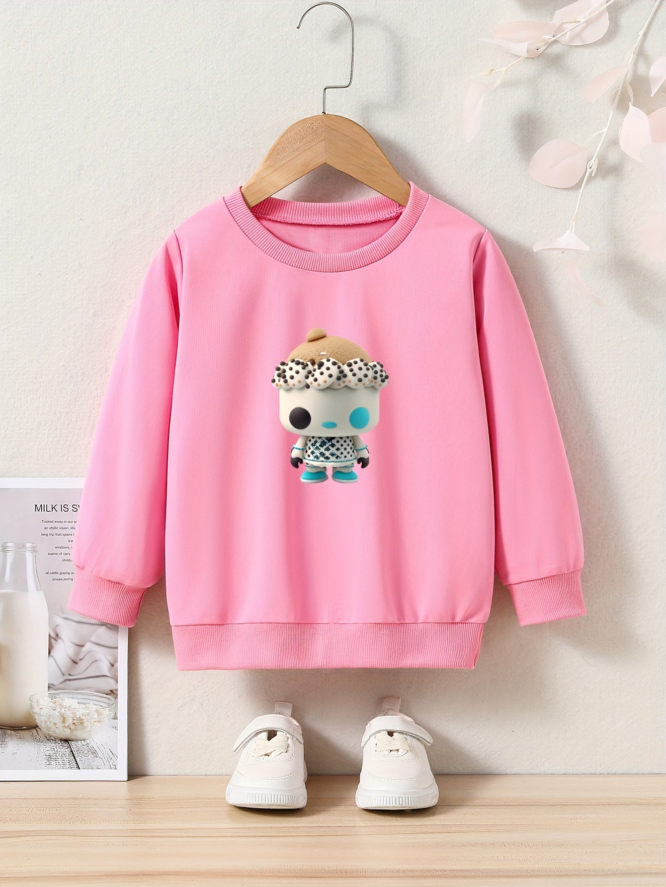 OERYUI Kids Graphic Sweatshirt Comfy Pullover Boys Girls Toy Gift
