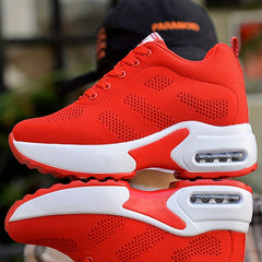 Women's Hidden Heel Breathable Athletic Sneakers