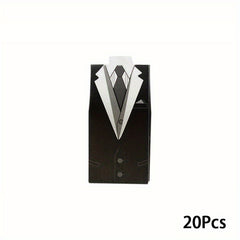 20pcs Wedding Candy Box High end Wedding Suit Candy Box Creative Wedding