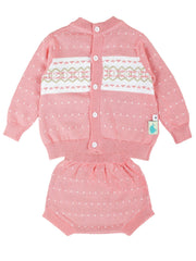 Baby Knitted Preppy Style Sweater Set for Boys and Girls
