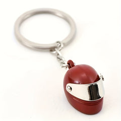 Metal Motorcycle Helmet Key Chain Helmet Shaped Keychain Bag Charm Pendant
