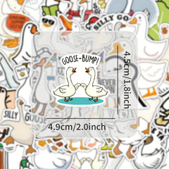 54 Goose Graffiti Stickers for Luggage Water Cup Guitar