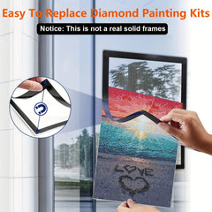 Magnetic Diamond Painting Frames 30x40 48x64 Cm Self Adhesive Soft Frames