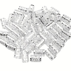 100pcs Beads Hair Braid Clips Hair Braiding Metal Cuffs Decoration