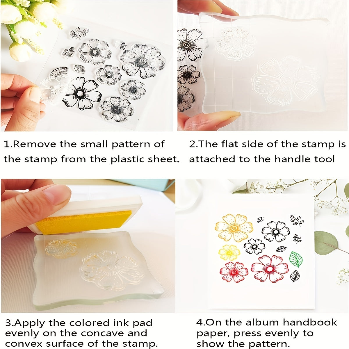 1pc Star DIY Scrapbook Cartoon Stamp
