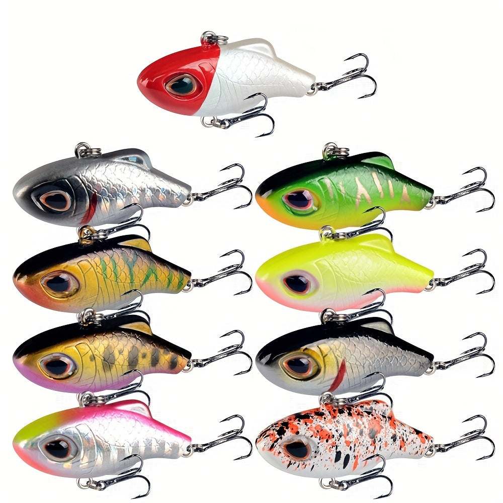 Winter Wobbler Sinking Fishing Crankbaits Vib Lure Ice Hard Lure