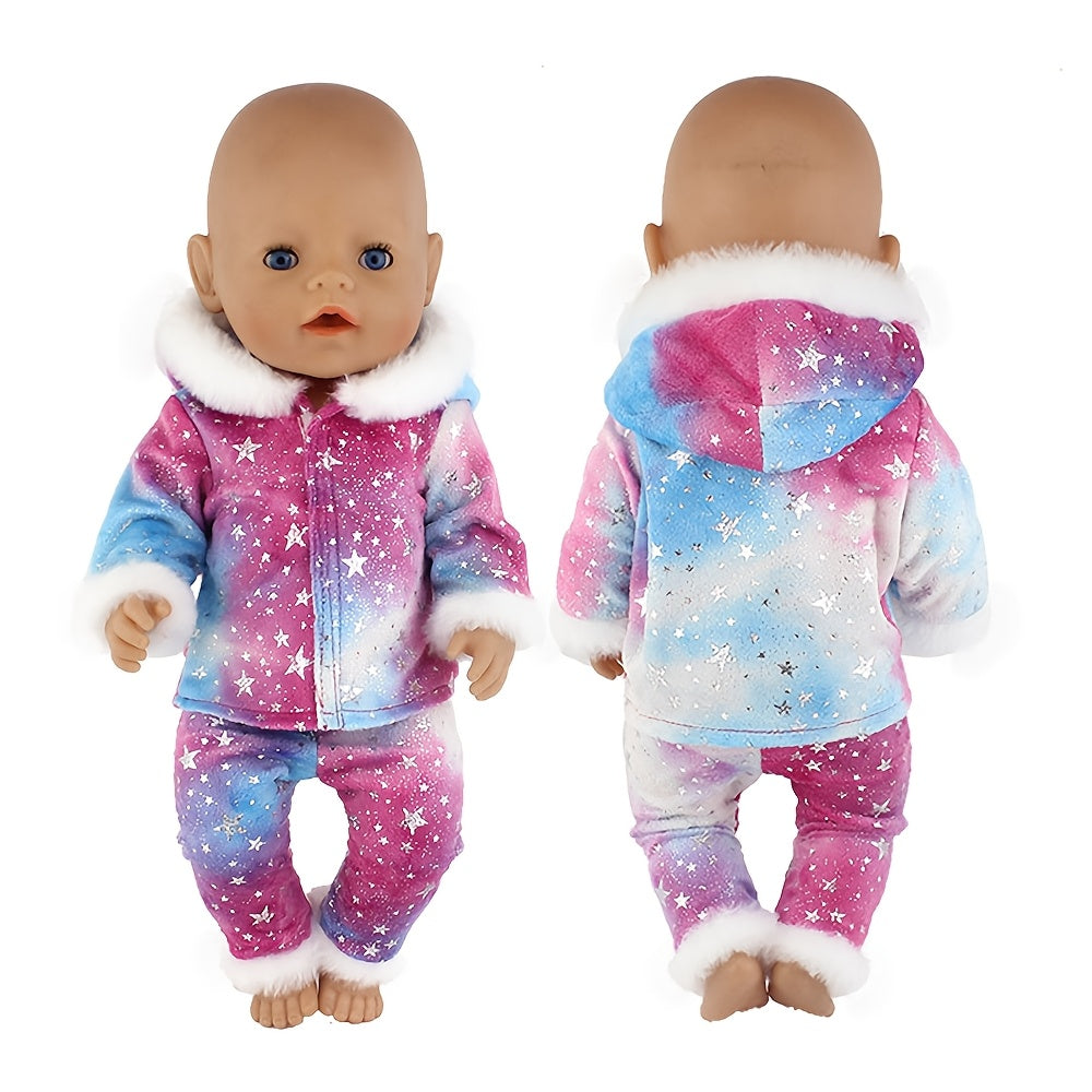 Plush Onesie Set for 17" Reborn Baby Dolls