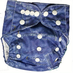 Floral Reusable Cloth Diapers One Size Fits All AWJ Breathable Diapers
