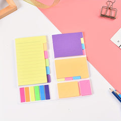 1pc Note Sticker Sticky Notes Combo Set Student Message Memo Plan Book