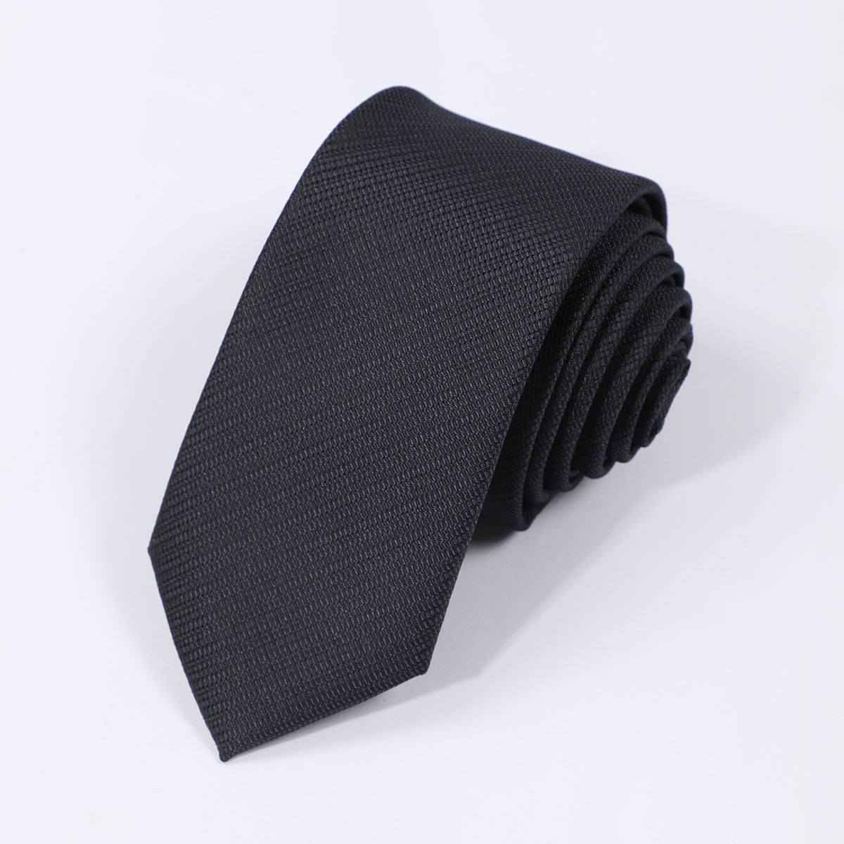Casual Solid Tie Pocket Square Set