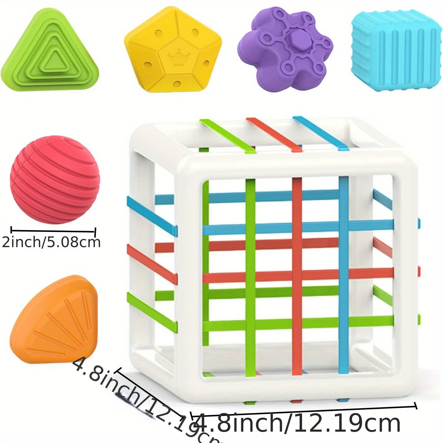 Sensory Shape Toys Set for Baby Development