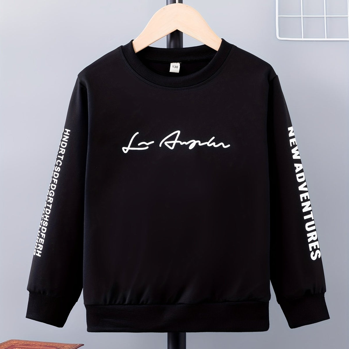 LOS ANGELES Boys Crew Neck Pullover Sweatshirt