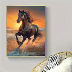 Horse Pattern Canvas Painting Poster Print Home Wall Art Decoration