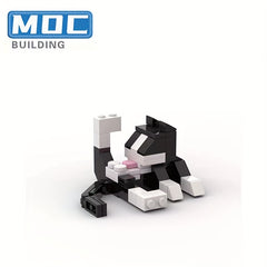 MOC Building Blocks Cat & Dog Creative DIY Toy for Teens & Adults