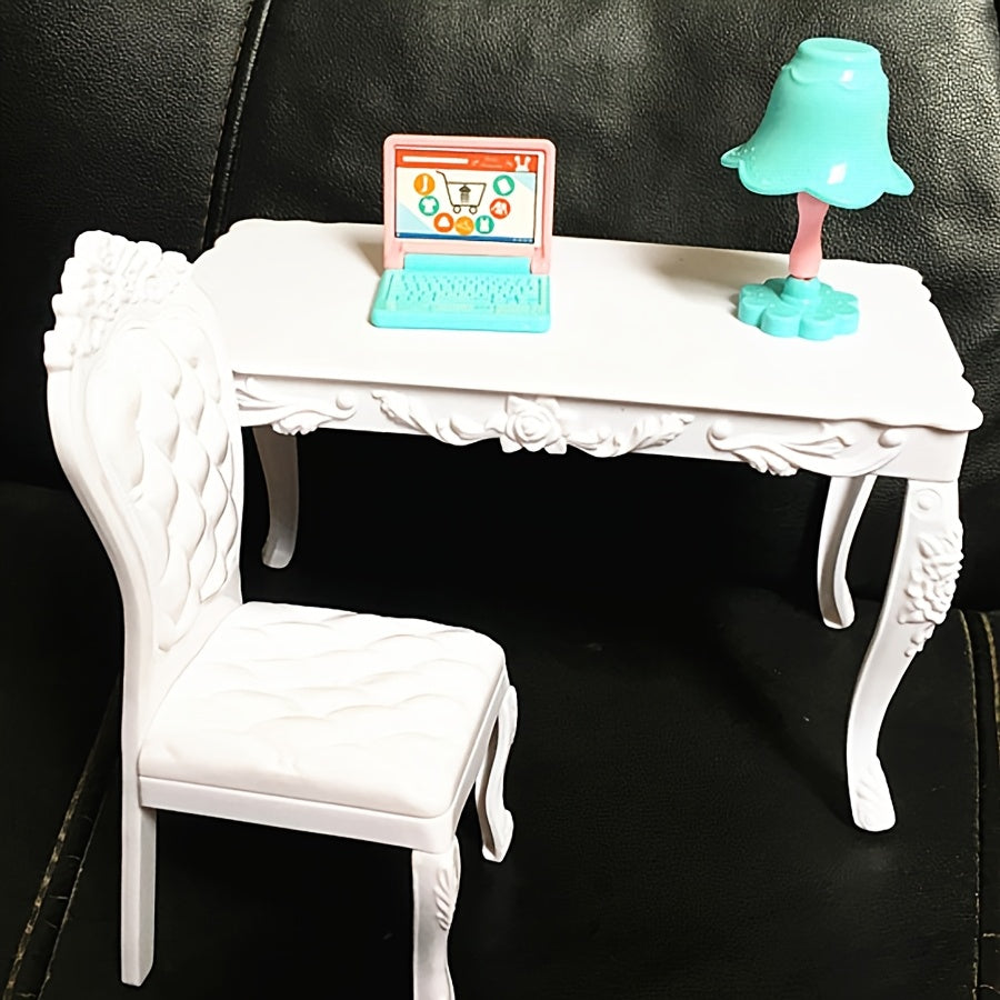 Table and Chairs Doll Kitchen Furniture Set