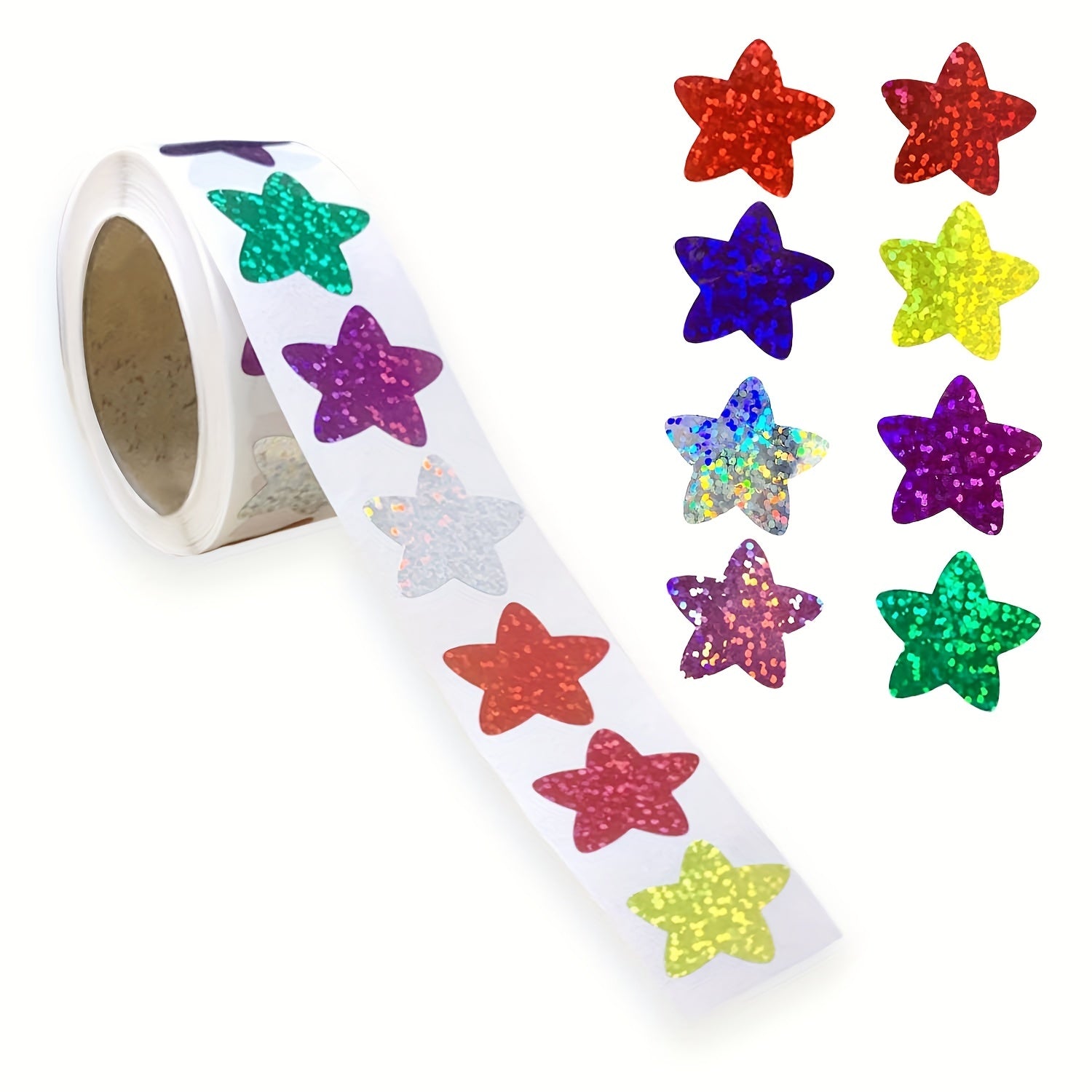 500pcs 2 Roll Star Sticker Reward Chart Self Adhesive Label