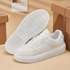 Women's Minimalist Flat Casual Sneakers Lace Up Low Round Toe Lightweight Shoes