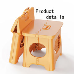 Portable Plastic Folding Stool for Outdoor Indoor Travel