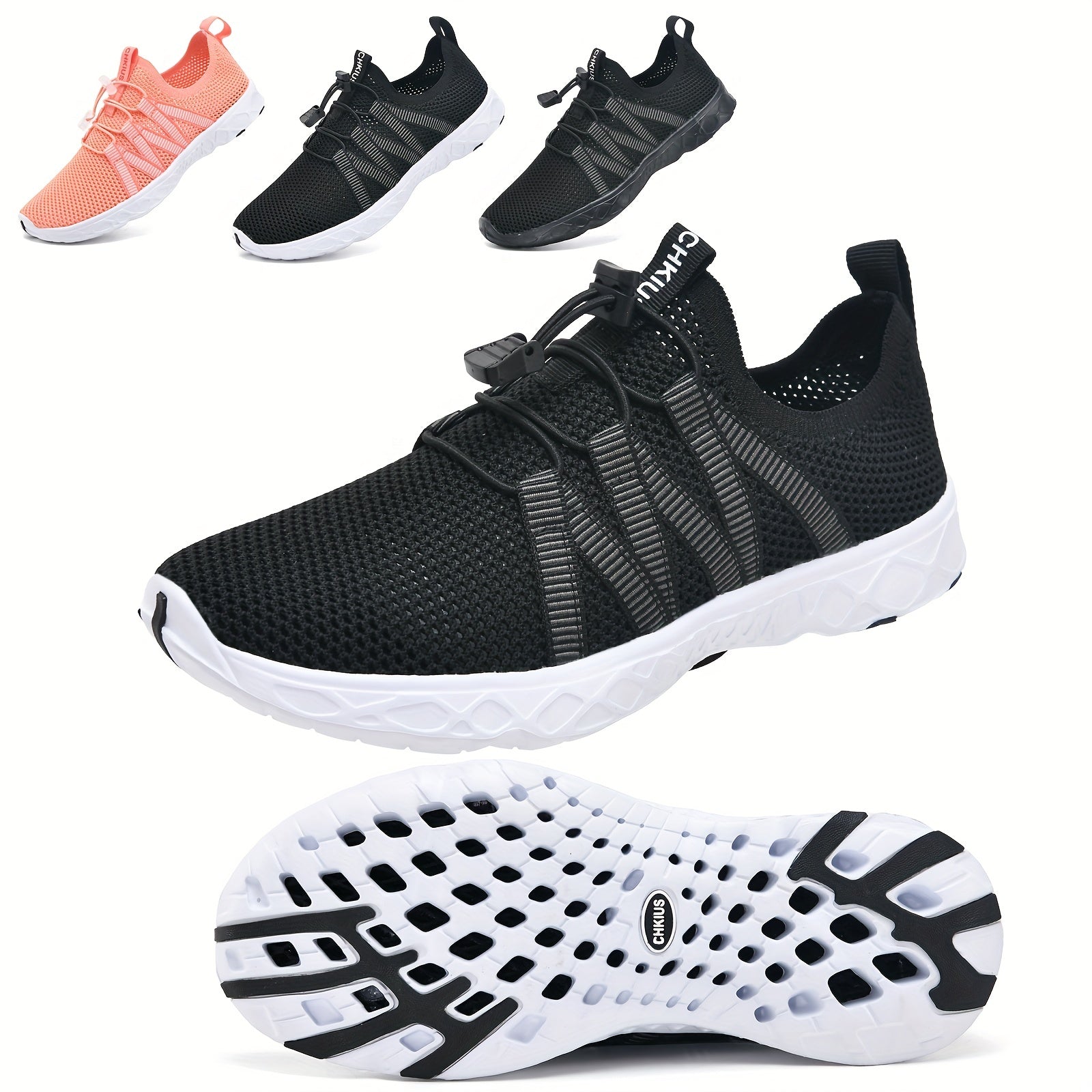 Men's Quick Dry Water Shoes Non Slip Outdoor Beach Aqua Shoes