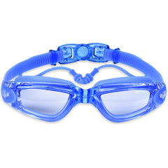 HD Waterproof Swim Goggles w/ Earplugs Ideal for Myopia & Transparent Swimming