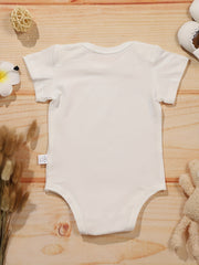 Baby I Love MOM&DAD Romper Short Sleeve Cotton Bodysuit