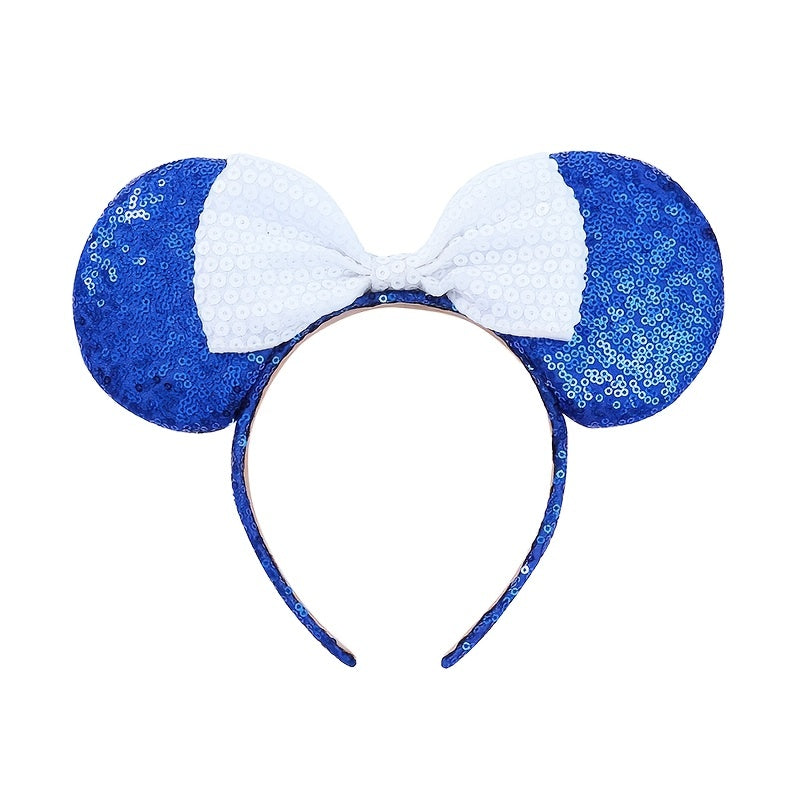 Sequin Bow Knot Hair Hoop for Baby Girls