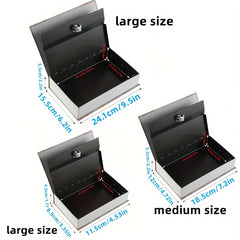 Book Money Box Safe Hidden Secret Storage Box With Key Lock