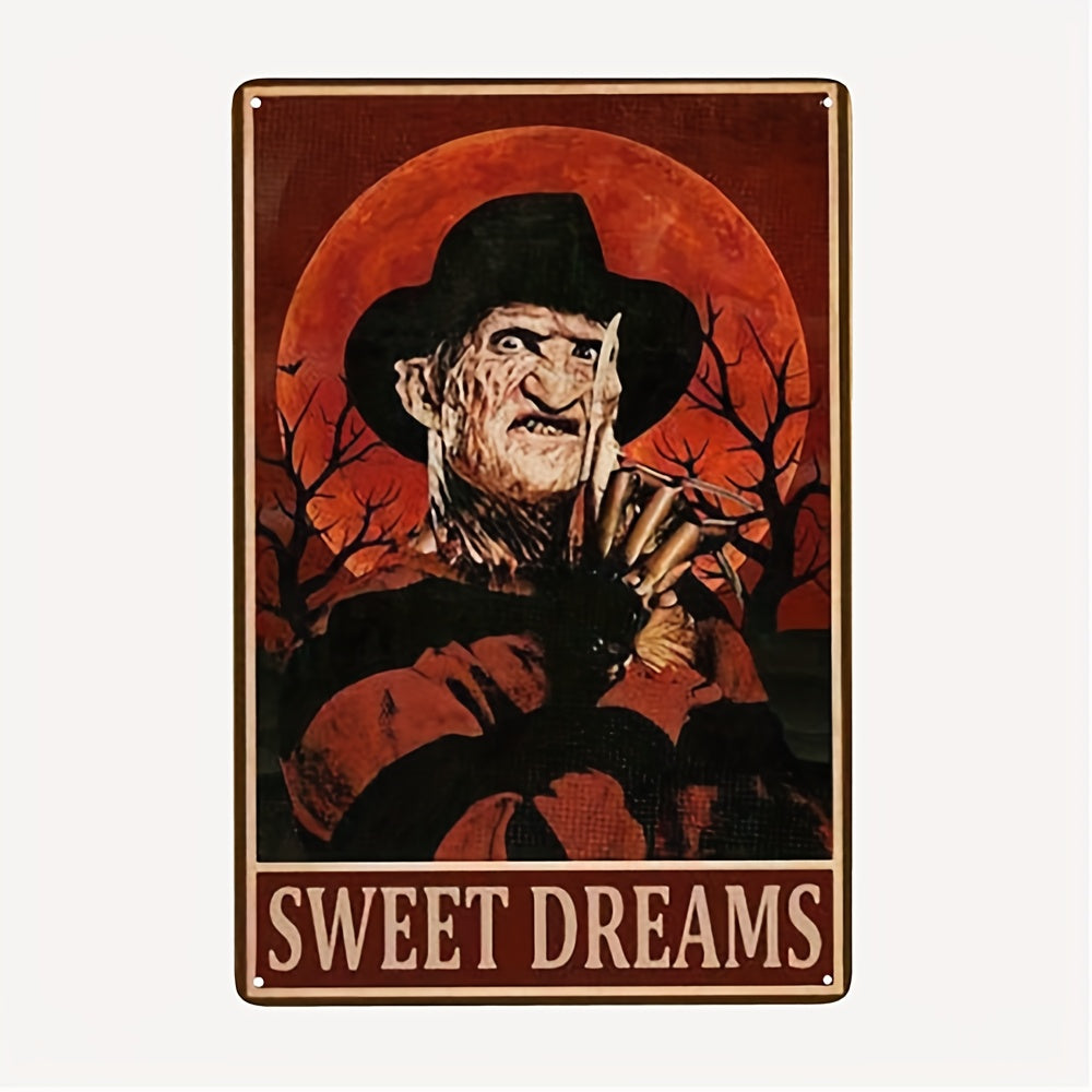 Halloween Iron Leather Painting Tin Metal Sign Bar Garage Restaurant Cafe Office