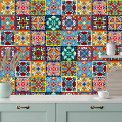 10pcs Removable Tile Sticker Waterproof Self adhesive Tile Sticker