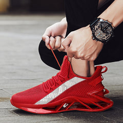 Men's Mesh Lace Up Running Sneakers Casual Shoes