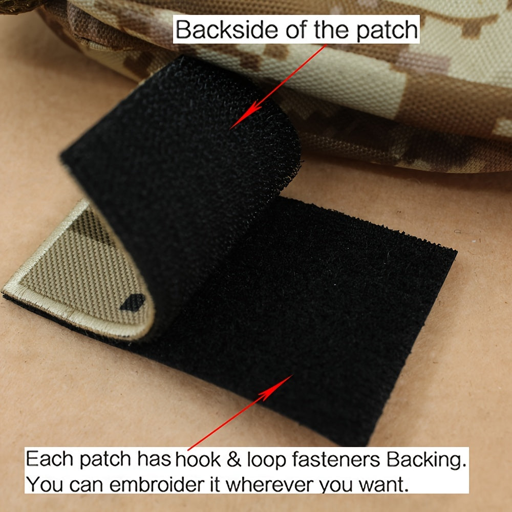 100 Savage Embroidered Morale Patches with Hook and Loop